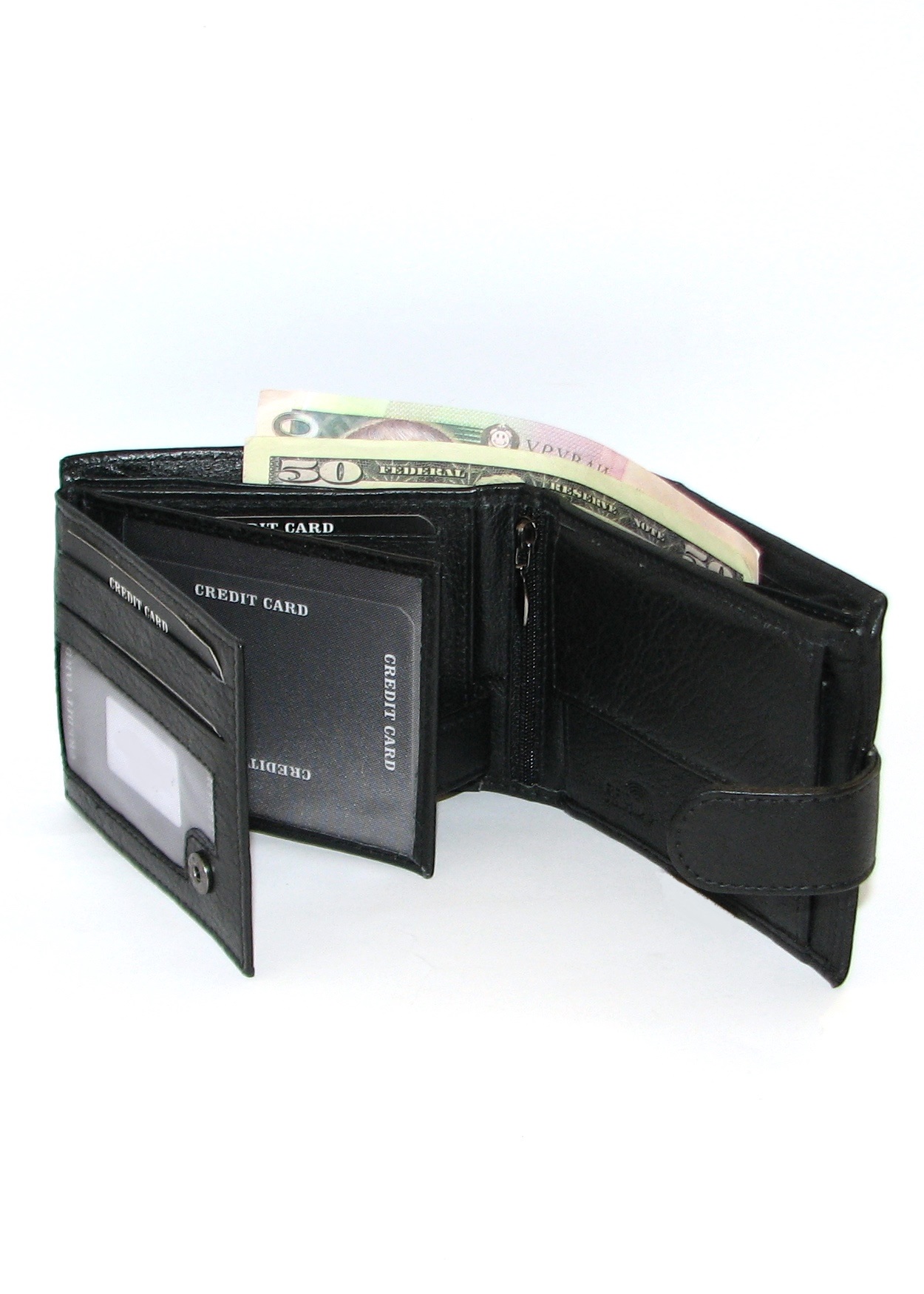 Кожаный кошелек DNK N992L-CCF blk NEW Кожаный кошелек DNK N992L-CCF blk NEW